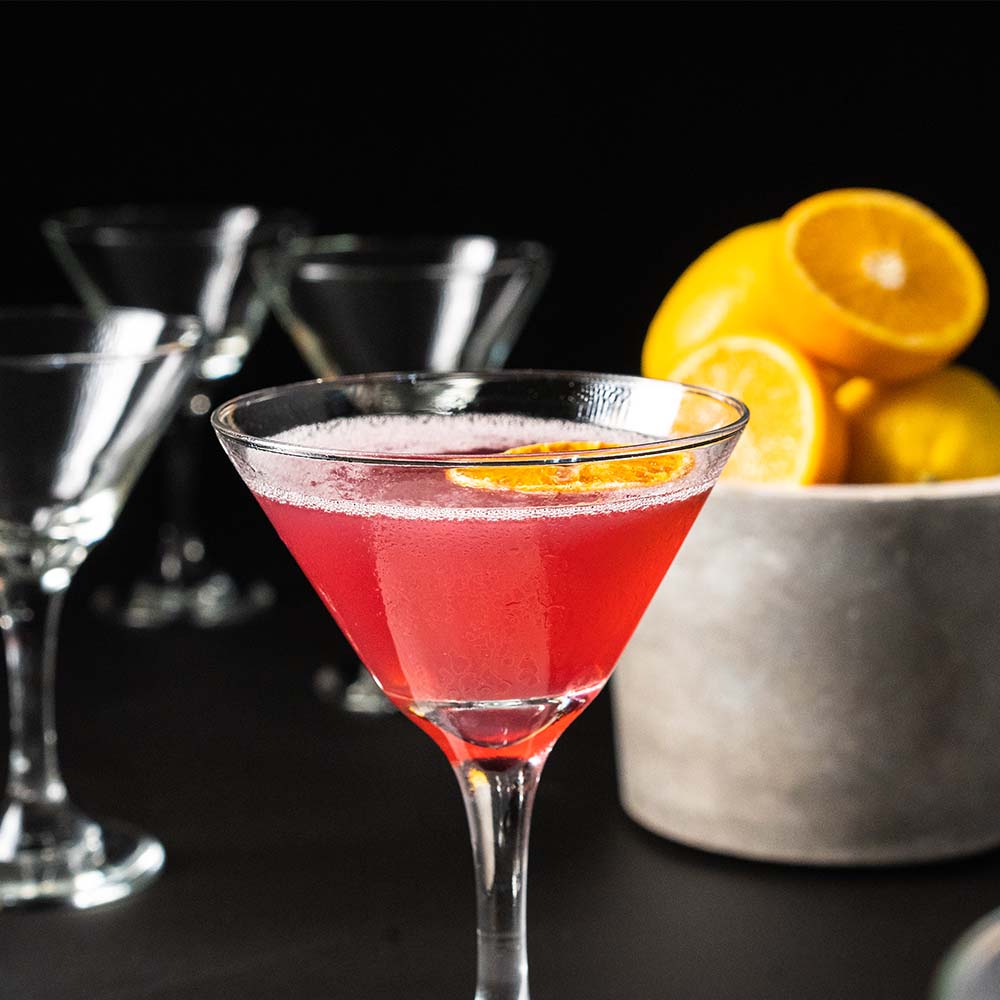 Cosmopolitan cocktail i fri bar ved leje af en bartender