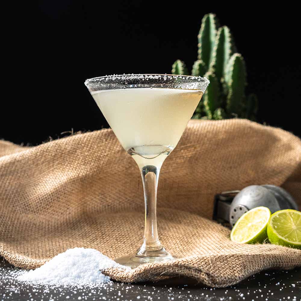 Margarita cocktail med tequila og lime